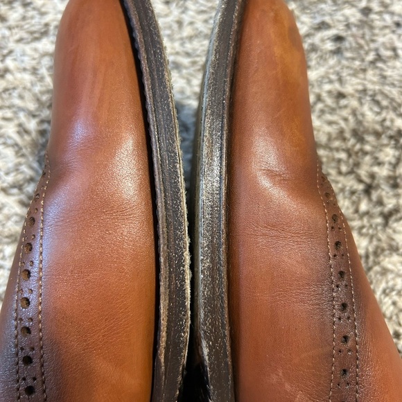 Antonio Maurizi Leather Cap Toe Oxford Dress Shoes Brown Size 44 main image 6